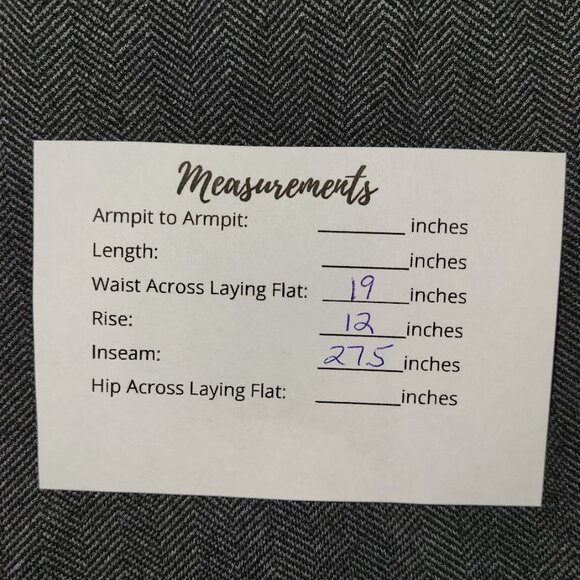 Eileen Fisher Herringbone Recycled Slouchy Pants Gray Drawstring Waist Size L - Picture 10 of 10